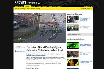 Could the internet transform F1?